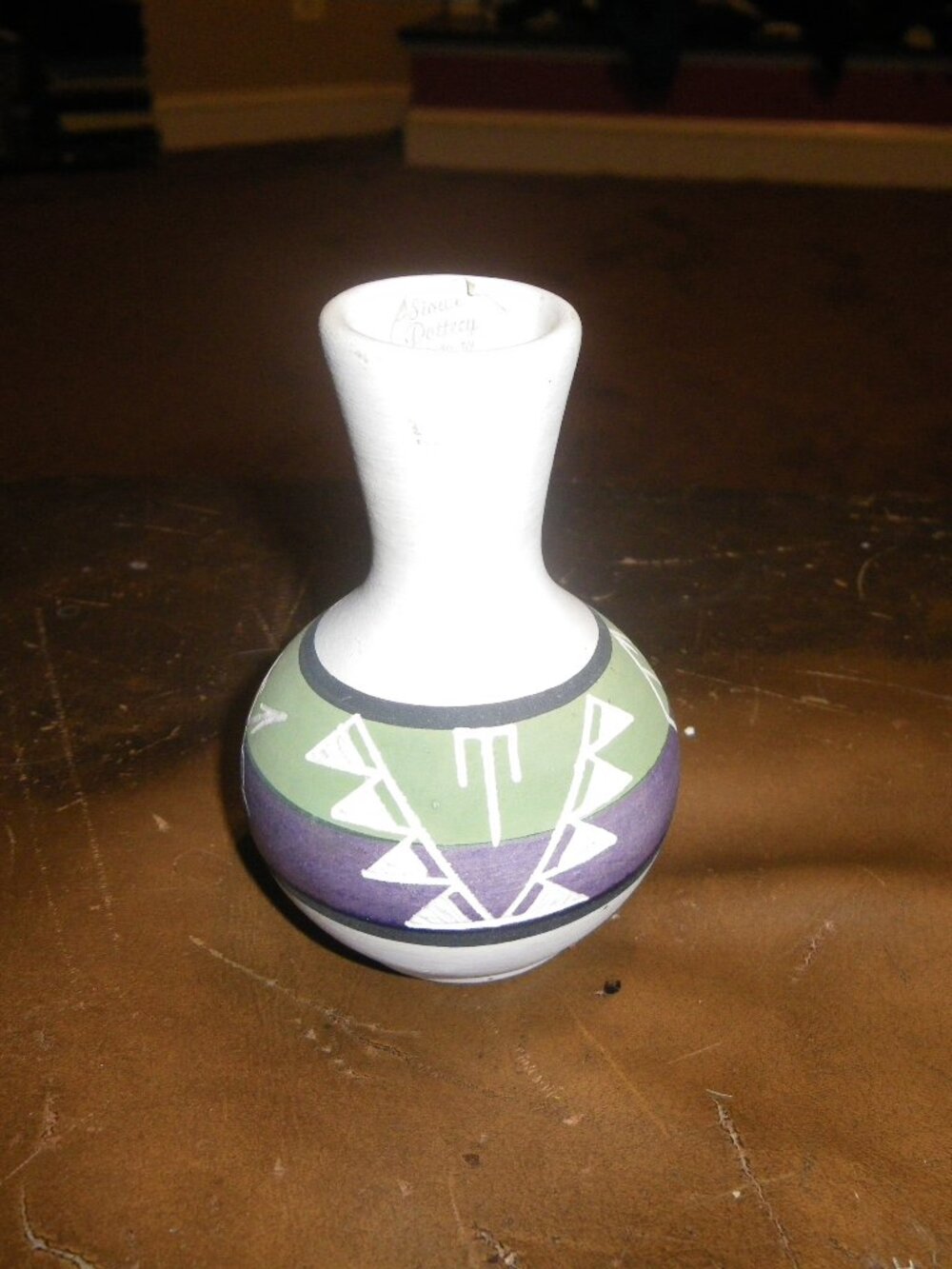 Vintage Sioux Pottery Small Eartherenwear Vase Hand Made